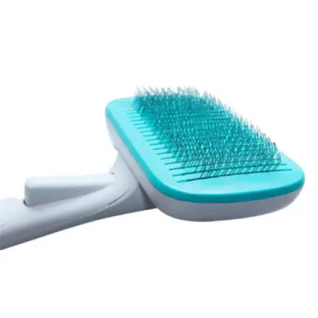 Пуходерка AnimAll Groom MG9702 для собак і котів, з автоматичною системою очищення, сіра