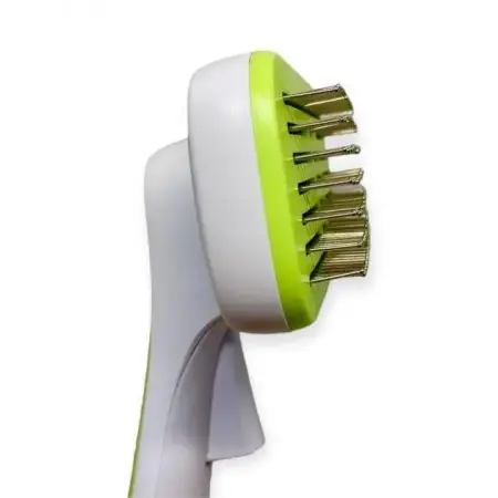 Пуходерка AnimAll Groom MG9702 для собак і котів, з автоматичною системою очищення, зелена