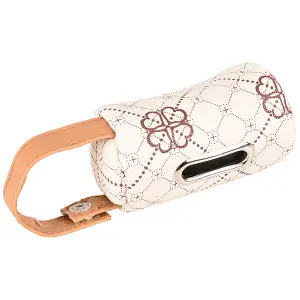 Flamingo Bag Holder Vito ФЛАМІНГО ВІТО сумка-диспенсер з пакетами для збору фекалій собак , Бежевий