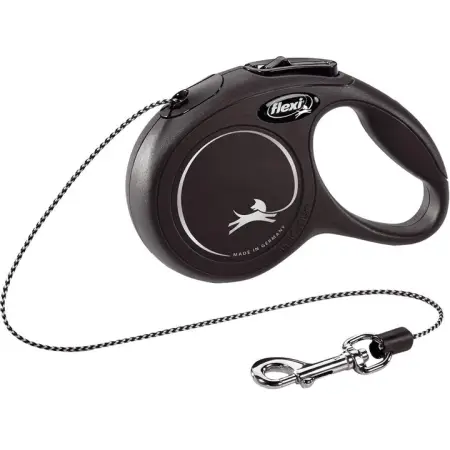 Повідець-рулетка Flexi Cat XS, для котів до 8 кг, стрічка 3 м, чорний