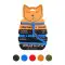 Шлея Dog Extreme нейлоновая для котов с поводком (ширина 10мм, А:20-30см, В:25-40см, длина 110см) голубой