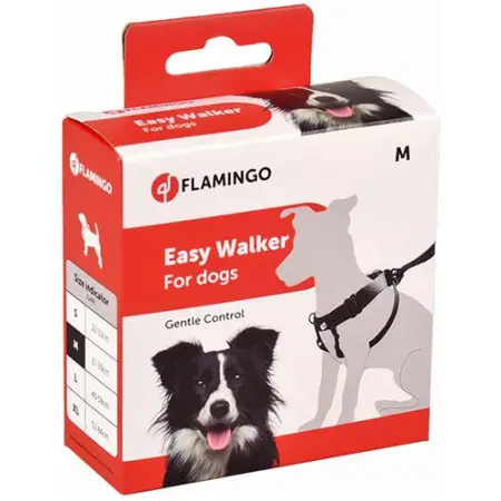 Flamingo Easy Walker ФЛАМІНГО ІЗІ ВОКЕР тренувальна шлея для собак, нейлон , M, 31-39 см