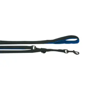 Flamingo Training Lead Soft Grip ФЛАМІНГО ПЕРЕСТІБКА з м’якою ручкою для собак , 2 м, 20 мм, Чорно-синій см.