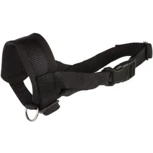 Намордник-петля Trixie для собак, нейлоновий, XL 20-30 см/23-34 см (чорний)