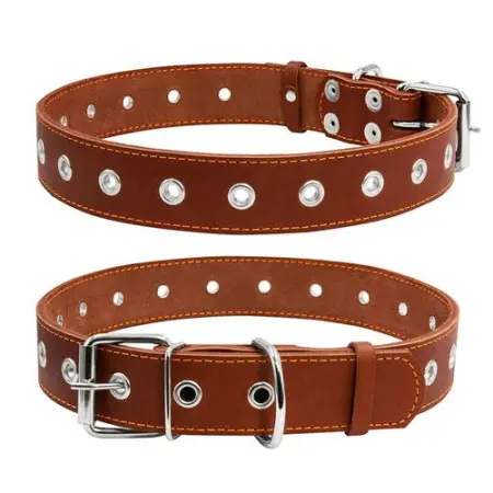 Ошейник CoLLaR безразмерный (ширина 35мм, длина 69см) коричневый