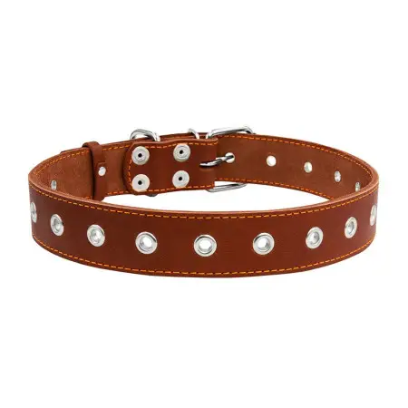 Ошейник CoLLaR безразмерный (ширина 35мм, длина 69см) коричневый