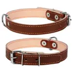 Нашийник "CoLLaR подвійний (ширина 14мм, довжина 27-35см) коричневий