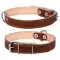 Ошейник CoLLaR двойной (ширина 14мм, длина 27-35см) коричневый