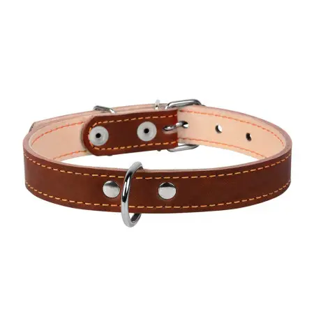 Ошейник CoLLaR двойной (ширина 14мм, длина 27-35см) коричневый