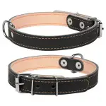 Нашийник "CoLLaR" подвійний (ширина 20мм, довжина 32-40см) чорний