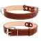 Ошейник CoLLaR двойной (ширина 25мм, длина 38-50см) коричневый