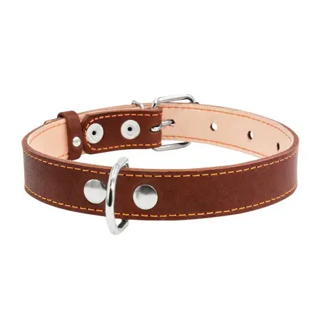 Ошейник CoLLaR двойной (ширина 25мм, длина 38-50см) коричневый