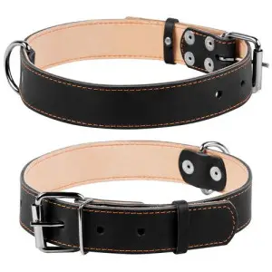 Нашийник "CoLLaR" подвійний (ширина 35мм, довжина 48-63см) чорний