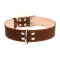 Ошейник CoLLaR двойной (ширина 45мм, длина 56-68см) коричневый