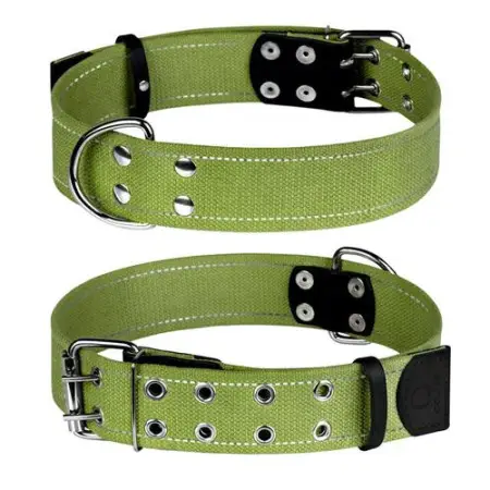 Нашийник для собак бавовняна тасьма CoLLaR Брезент (ширина 45мм, довжина 56-71см)