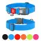 Ошейник для собак водостойкий WAUDOG Waterproof c QR паспортом, пластиковый фастекс, XXL, Ш 40 мм, Дл 46-70 см, голубой