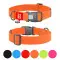 Ошейник для собак водостойкий WAUDOG Waterproof c QR паспортом, пластиковый фастекс, XXL, Ш 40 мм, Дл 46-70 см, оранжевый