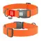 Ошейник для собак водостойкий WAUDOG Waterproof c QR паспортом, пластиковый фастекс, XXL, Ш 40 мм, Дл 46-70 см, оранжевый