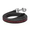 Повідець для собак шкіряний WAUDOG Design, малюнок "я люблю свою собаку", XXS-XS, Ш 12 мм, Дов 122 см чорний