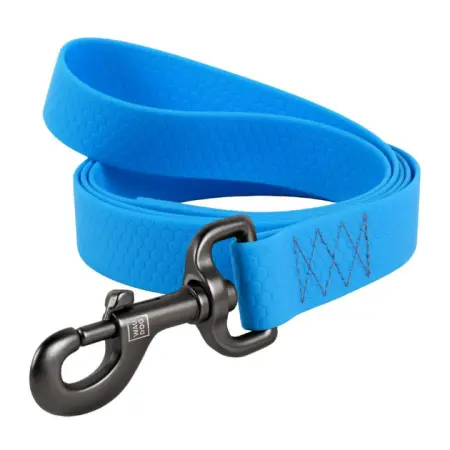 Повідець для собак водостійкий WAUDOG Waterproof, L-XXL, Ш 25 мм, Д 305 см блакитний