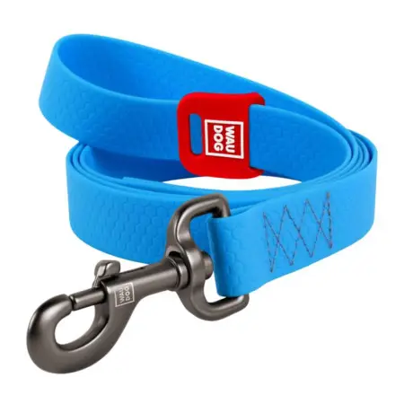 Водостойкий поводок для воды WAUDOG Waterproof, M, Ш 20 мм, Д 500 cм, голубой