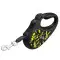 Поводок-рулетка для собак WAUDOG R-leash, рисунок Бэтмен Узор, M, до 25 кг, 5 м, светоотражающая лента черный
