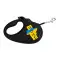 Поводок-рулетка для собак WAUDOG R-leash, рисунок Дом, L, до 50 кг, 5 м, светоотражающая лента черный