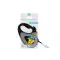 Поводок-рулетка для собак WAUDOG R-leash, рисунок Дом, XS, до 12 кг, 3 м, светоотражающая лента черный