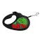Повідець-рулетка для собак WAUDOG R-leash, малюнок "Калина", L, до 50 кг, 5 м, світловідбиваюча стрічка чорний