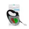 Повідець-рулетка для собак WAUDOG R-leash, малюнок "Калина", M, до 25 кг, 5 м, світловідбиваюча стрічка чорний