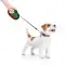 Поводок-рулетка для собак WAUDOG R-leash, рисунок Калина, S, до 15 кг, 5 м, светоотражающая лента черный