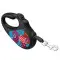 Поводок-рулетка для собак WAUDOG R-leash, рисунок Лето, L, до 50 кг, 5 м, светоотражающая лента черный