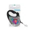 Поводок-рулетка для собак WAUDOG R-leash, рисунок Лето, M, до 25 кг, 5 м, светоотражающая лента черный
