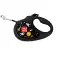 Поводок-рулетка для собак WAUDOG R-leash, рисунок NASA, XS, до 12 кг, 3 м, светоотражающая лента черный