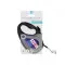 Поводок-рулетка для собак WAUDOG R-leash, рисунок NASA21, S, до 15 кг, 5 м, светоотражающая лента черный