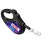 Поводок-рулетка для собак WAUDOG R-leash, рисунок NASA21, S, до 15 кг, 5 м, светоотражающая лента черный