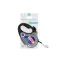 Повідець-рулетка для собак WAUDOG R-leash, малюнок "NASA21", XS, до 12 кг, 3 м, світловідбиваюча стрічка чорний