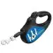 Повідець-рулетка для собак WAUDOG R-leash, малюнок "Патрон", S, до 15 кг, 5 м, світловідбиваюча стрічка