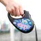 Поводок-рулетка для собак WAUDOG R-leash, рисунок Рик и Морти 1, M, до 25 кг, 5 м, светоотражающая лента черный