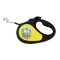 Поводок-рулетка для собак WAUDOG R-leash, рисунок Рик и Морти 2, светоотражающая лента, L, до 50 кг, 5 м черный