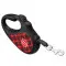 Повідець-рулетка для собак WAUDOG R-leash, малюнок "Шотландка", M, до 25 кг, 5 м, світловідбиваюча стрічка