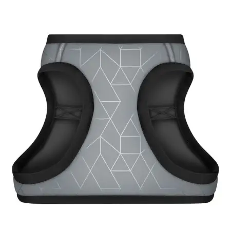 Шлея для собак м'яка WAUDOG Clothes c QR-паспортом, світловідбивна, XS3 B 32-35 см, C 22-24 см
