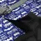 Шлея для собак м'яка WAUDOG Clothes з QR паспортом, малюнок "Бетмен біло-блакитний", XS3, В 32-35 см, С 22-24 см