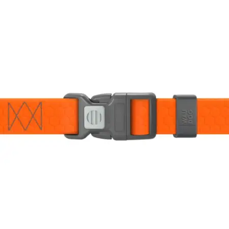 Шлея для собак водостійка анатомічна Н-подібна WAUDOG Waterproof з QR-паспортом, пластикова пряжка-фастекс, М, Ш 20 мм, А 40-66 см, В 50-80 см, помаранчевий