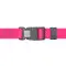 Шлея для собак водостійка анатомічна Н-подібна WAUDOG Waterproof з QR-паспортом, пластикова пряжка-фастекс, М, Ш 20 мм, А 40-66 см, В 50-80 см, рожевий