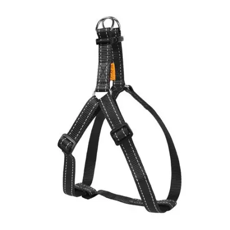 Шлея Dog Extreme нейлоновая регулируемая (ширина 20мм, В:50-80см) черный