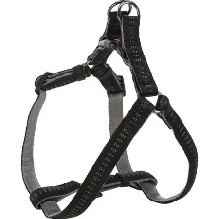 Шлея-петля для собак Trixie Softline Elegance XL 80-100 см 25 мм чорна, графіт