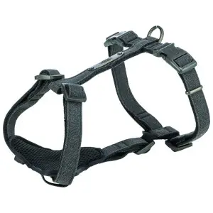 Шлея Trixie CityStyle H-harness для собак бавовна XS–S 30–44 см 10 мм чорна