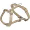 Шлея Trixie Premium H-harness для собак L–XL 75–120 см 25 мм пісочна