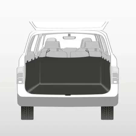Автомобільна підстилка Trixie в багажник, нейлон, 2,30x1,70 м (чорний)